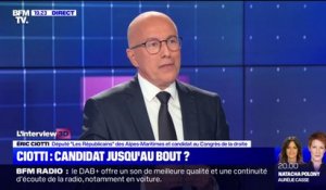 Éric Ciotti: "Entre Éric Zemmour et Emmanuel Macron, je voterai pour Éric Zemmour"