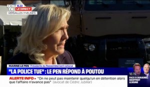 Marine Le Pen sur le carburant: "Avec moi, pour un plein de 40 litres, il y aura 8 euros de moins sur le prix à la pompe"
