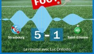 Résumé des buts Racing Club de Strasbourg - A.S. Saint-Étienne (10e journée de Ligue 1)