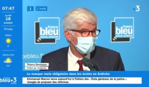 Thierry Devimeux, préfet de l'Ardèche : "nous avons des difficultés pour vacciner l'ensemble de la population"