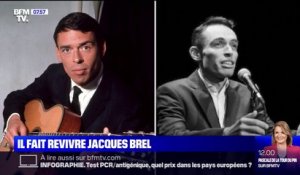 Le sosie de Jacques Brel, Arnaud Askoy, à l'affiche de "La Promesse Brel" à l'Alhambra