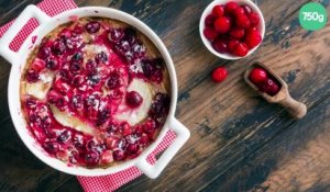 Clafoutis aux cranberries fraîches au thermomix