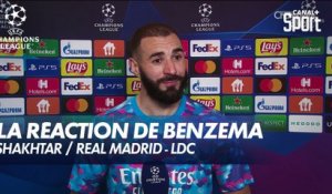 La réaction de Karim Benzema après Shakhtar / Real Madrid