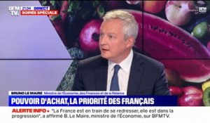 Bruno Le Maire: "Le quoi qu'il en coûte nous permet aujourd'hui d'avoir un des croissances les plus fortes de la zone euro et de recréer des emplois"