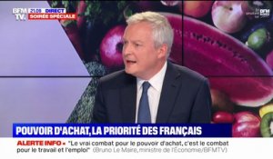 Bruno Le Maire: "Ce que ressentent les Français aujourd'hui sur le pouvoir d'achat est le résultat direct d'un choix national de travailler moins depuis plusieurs décennies"