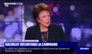 Roselyne Bachelot: "Je serai aux côtés d'Emmanuel Macron dans la configuration de campagne dont il décidera"