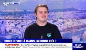 Droit de vote à 16 ans : "Le problème de l'abstention, c'est qu'on ne forme pas nos jeunes" estime Louis Boyard