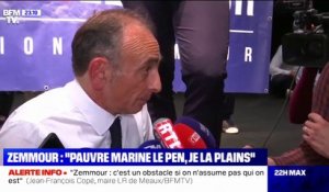 Éric Zemmour à propos de Marine Le Pen: "C'est une femme de gauche, elle est en décalage avec son électorat"