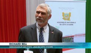 Le Président de l'assemblée nationale reçoit en audience l'ambassadeur des Etats-Unis à Abidjan