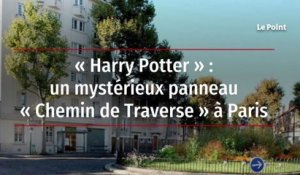 « Harry Potter » : un mystérieux panneau « Chemin de Traverse » à Paris