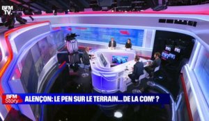 Story 1 : Marine Le Pen, opération récupération à Alençon - 28/10