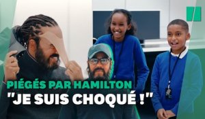 Lewis Hamilton métamorphosé pour piéger ces écoliers