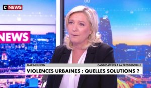 Marine Le Pen : «Les politiques mettent les policiers en danger. Ils les envoient dans des zones qui ne sont pas sécurisées»