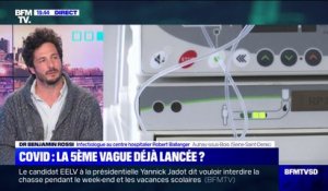Pour l'infectiologue Benjamin Rossi, l'hôpital est au bord de la rupture