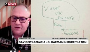 Stanislas Gaudon : «Toutes les menaces sont à prendre au sérieux. Tous les caps ont été franchis : assassinat, tirs contre les policiers, des menaces inscrites tous les jours contre les policiers sur des murs de quartiers sensibles»