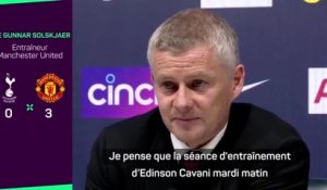 10e j. - Solskjaer : "Cavani ? Je n'avais jamais vu ça"