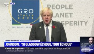 "Si Glasgow échoue, tout échoue": l'avertissement de Boris Johnson sur la COP26