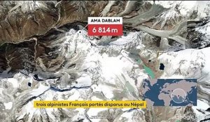 Népal : disparition de trois alpinistes français partis à l’assaut d’un sommet de 6 000 mètres de haut