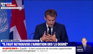 Emmanuel Macron s'exprime à la COP26
