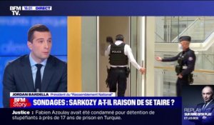 Jordan Bardella à propos de Nicolas Sarkozy: "Je trouve le mandat d'amener un peu humiliant pour la fonction présidentielle"