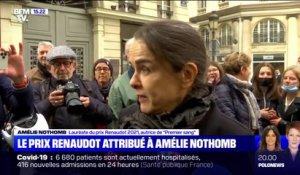 Prix Renaudot: Amélie Nothomb "folle de joie"