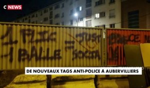 Aubervilliers : de nouveaux tags anti-police