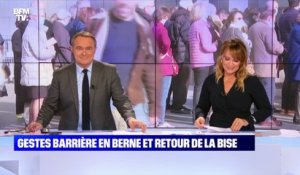 Gestes barrières en berne et retour de la bise - 08/11