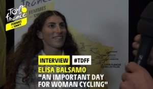#TDFF - Interview : Elisa Balsamo "An important day for woman cycling"