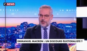 L'édito de Guillaume Bigot : «Emmanuel Macron : un discours électoraliste ?»