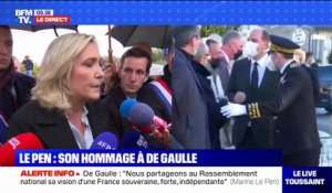 Marine Le Pen: "L'immense majorité de ce qu'a construit le général de Gaulle pour la France est en train de se liquéfier"
