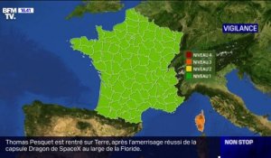 Pluie-inondations: la Corse placée en vigilance orange par Météo France
