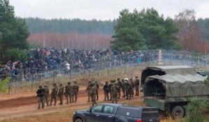 Des milliers de migrants à la frontière polonaise, le ton monte avec le Biélorussie