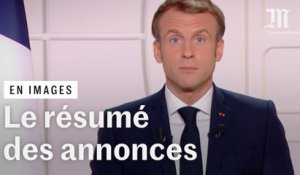 Covid-19 : les annonces d’Emmanuel Macron face à la « cinquième vague »