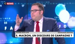 Mathieu Bock-Côté : «Emmanuel Macron c'est la conjugaison de deux ordres : c'est l'ordre bourgeois et l'ordre bobo»