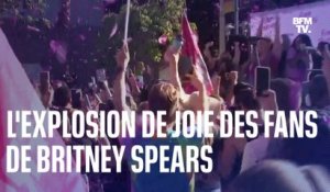L'explosion de joie des fans de Britney Spears après l’annonce de la levée de sa tutelle