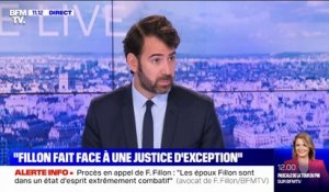 François Fillon fait face à "une justice d'exception", estime son avocat sur BFMTV