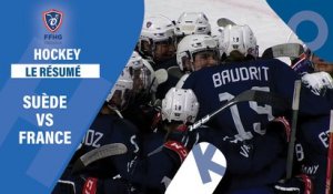 Résumé TQO hockey sur glace féminin - Suéde vs France (3-2)