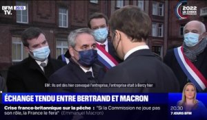 L'échange tendu entre Emmanuel Macron et Xavier Bertrand
