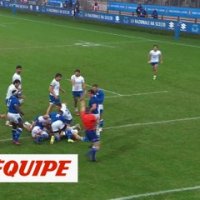 Les essais d'Italie-Uruguay - Rugby - Test