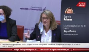 Budget du logement : l'audition d'Emmanuelle Wargon - En Séance au Sénat (22/11/2021)