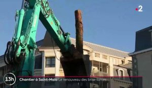 Ille-et-Vilaine : les brise-lames font peau neuve à Saint-Malo