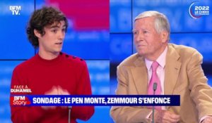 Face à Duhamel: Sondage, Le Pen monte, Zemmour s'enfonce - 24/11