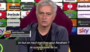Rome - Mourinho : "Pas inquiet pour Abraham"