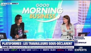 Virginie Calmels : Plateformes, les travailleurs sous-déclarent - 25/11