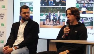 FFT - Le Mag - Team Jeunes Talents BNP Paribas 2021 - Arthur Cazaux : "L'Open d'Australie, j'ai peut-être une chance de faire les qualifications"