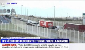 Licences post-Brexit: les pêcheurs bloquent l'accès au tunnel sous la Manche pour les poids lourds