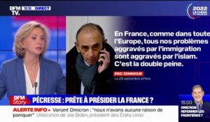 Valérie Pécresse: "La différence entre Eric Zemmour et nous, c'est que nous ne mélangeons pas 'islam' et 'islamisme'"