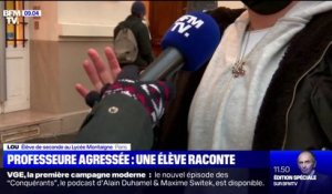 "Elle est tombée par terre en sang": une élève du lycée Montaigne à Paris témoigne de l'agression de sa professeure en plein cours