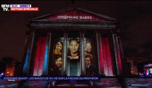 Retour sur la vie de Joséphine Baker sur la façade du Panthéon