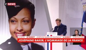L'hommage d'Emmanuel Macron à Joséphine Baker
